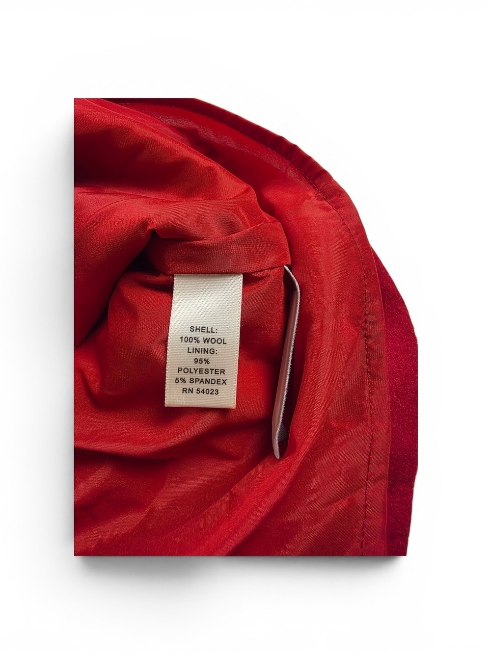 Banana Republic Square-Neck Midi Dress in Deep Red - Picture 6 of 7